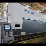4 As CNC drukremmasjien 175 ton x 4000 mm CNC gemotoriseerde kroning