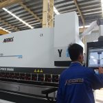 touch screen control cnc druk rem masjien 6 as 220T 4000MM siemens motor krag