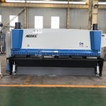 Hidrouliese guillotien skeer masjien 3200mm x 8mm met pneumatiese materiaal ondersteuning
