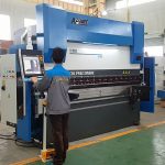 6 as cnc hidrouliese pers rem buig masjien vir plaat metaal 8000mm 1200TN